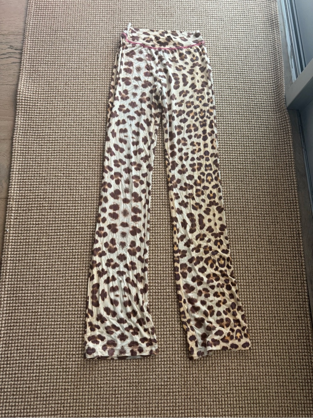 I.AM.GIA Leopard Print Leggings - Cream & Brown